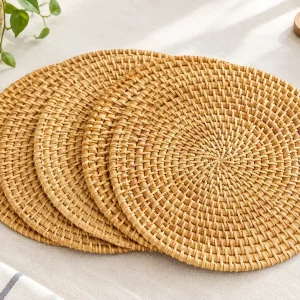 LÓT ĐĨA, LÓT BÁT MÂY TRE ĐAN THỦ CÔNG