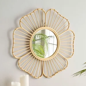 GƯƠNG TRANG TRÍ CÁNH HOA MÂY TRE ĐAN
