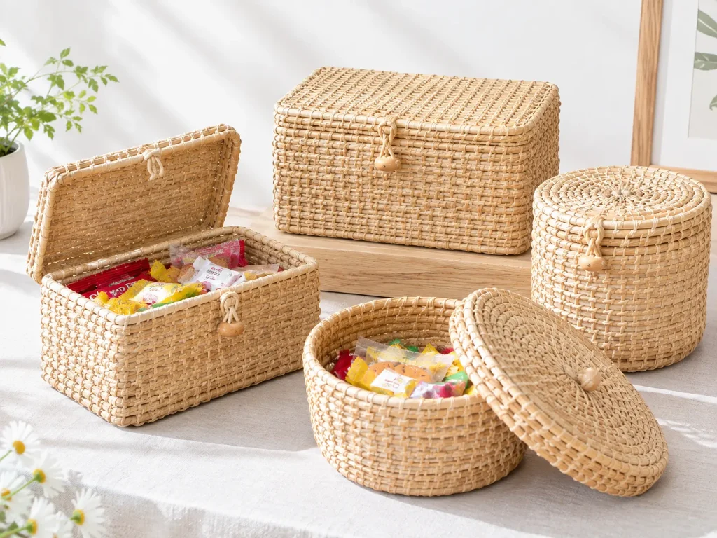 Các sản phẩm mây tre đan Phú Vinh