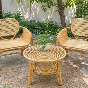 BÀN GHẾ MÂY TRE ĐAN