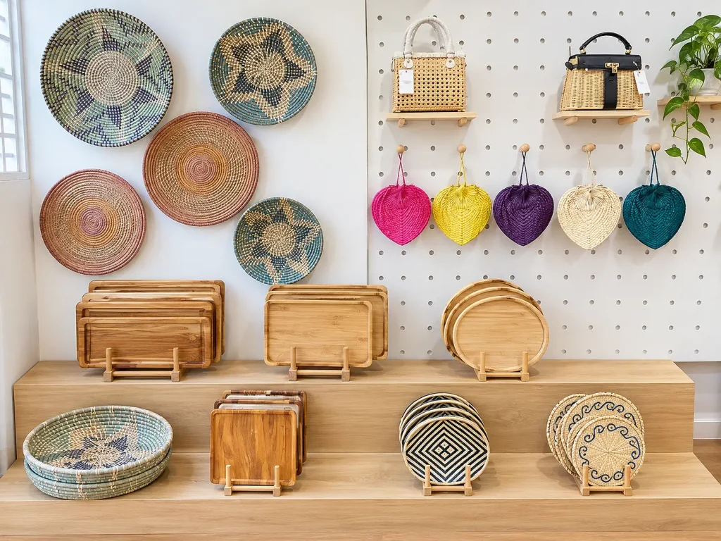 Các mẫu sản phẩm mây tre decor 