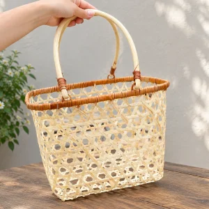 GIỎ XÁCH TAY, ĐỰNG ĐỒ MÂY TRE ĐAN